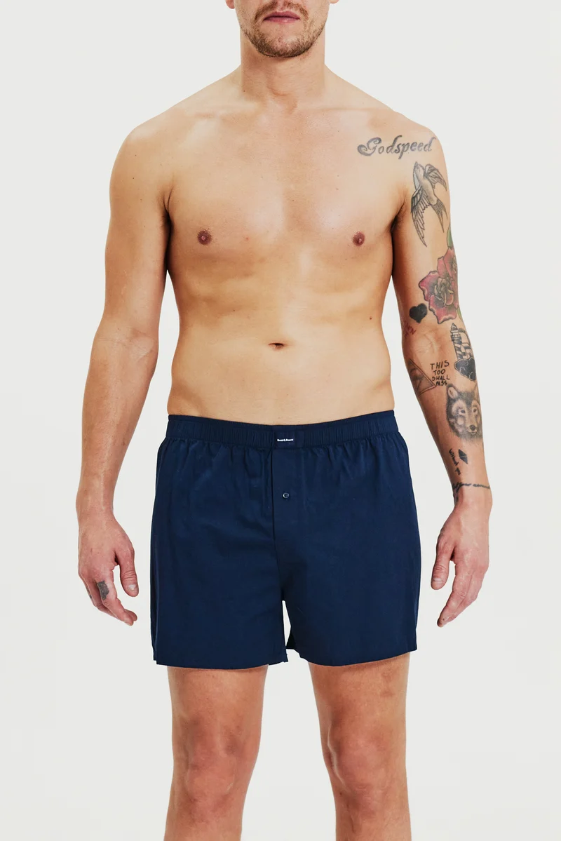 Boxer Shorts 2-Pack Dark Navy