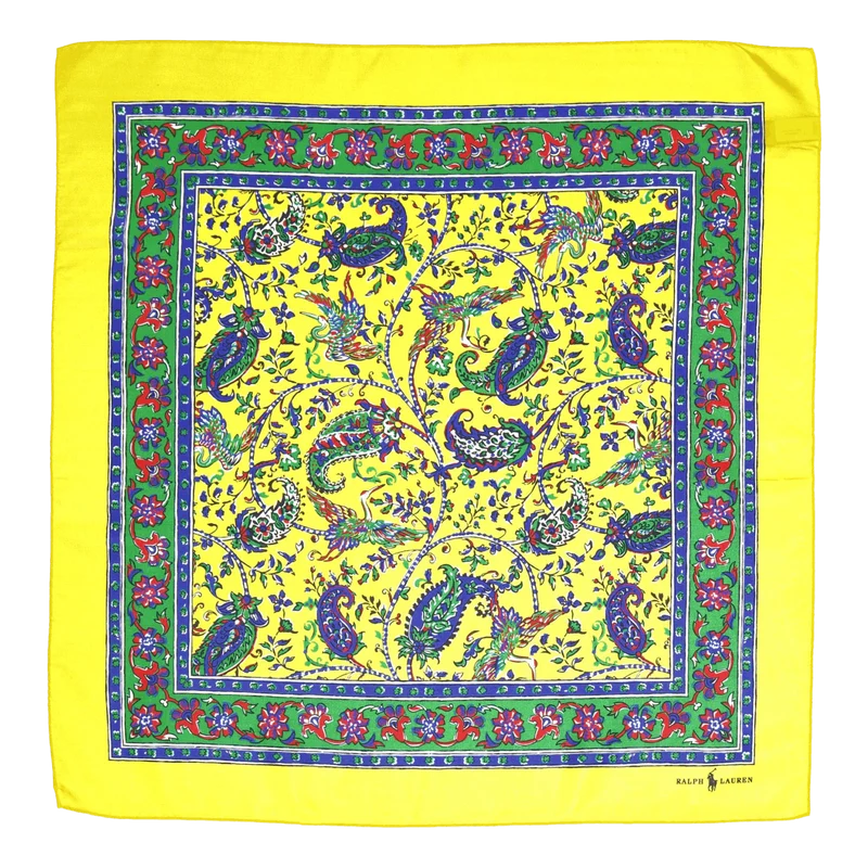 Huron Choppa-bandana 22 X 22 Yellow