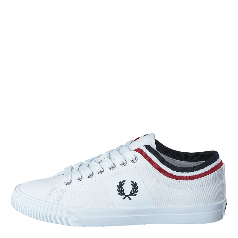 Underspin Tipped Cuff Twill White/navy