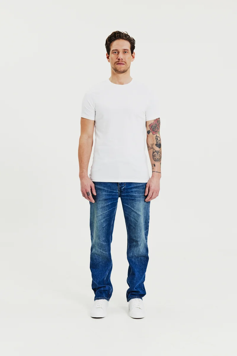 Crew-Neck 2-Pack White