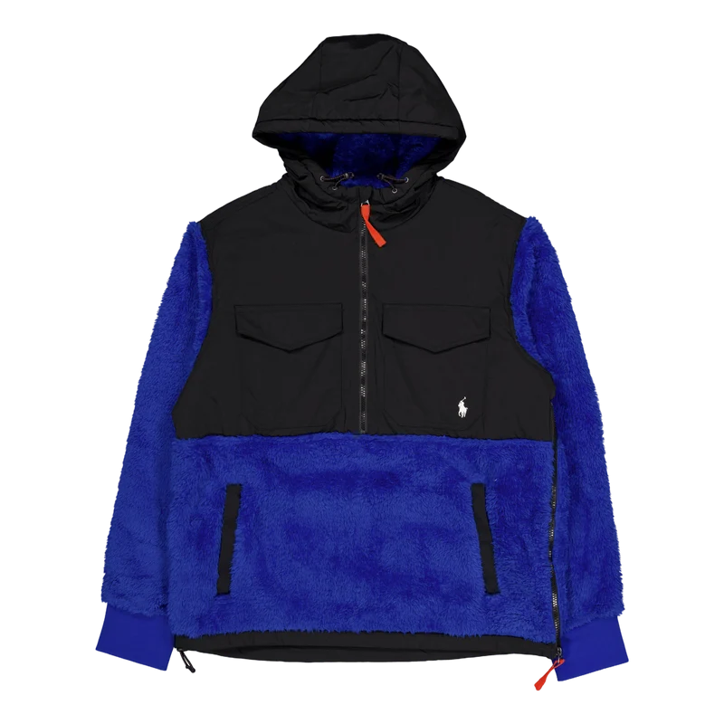 Polo Ralph Lauren Curly Hi-pile Halfzip Sapphire
