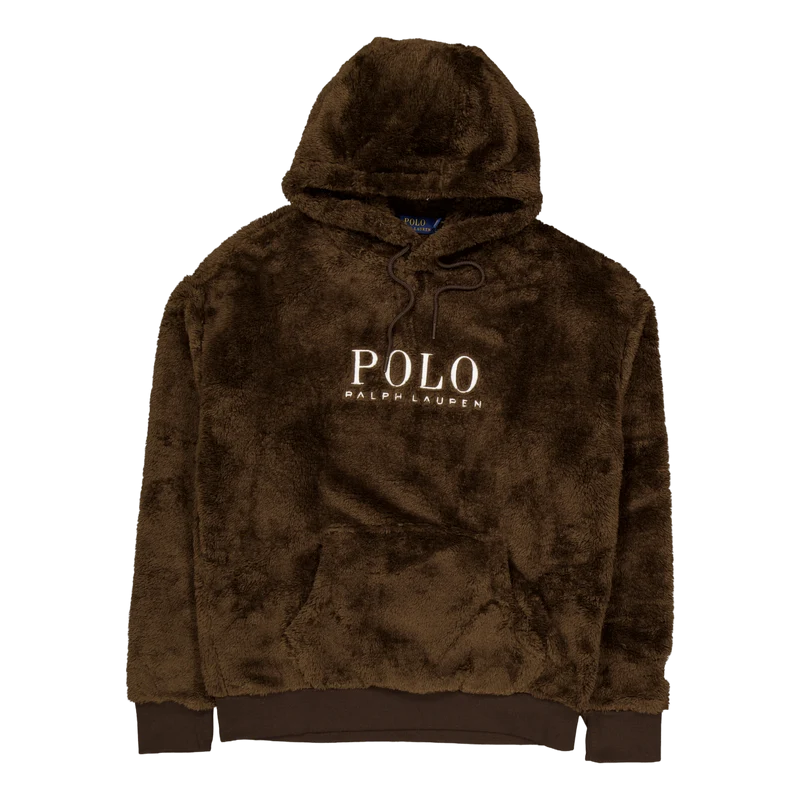 Polo Ralph Lauren Curly Hi-pile Hoodie Dark Beech