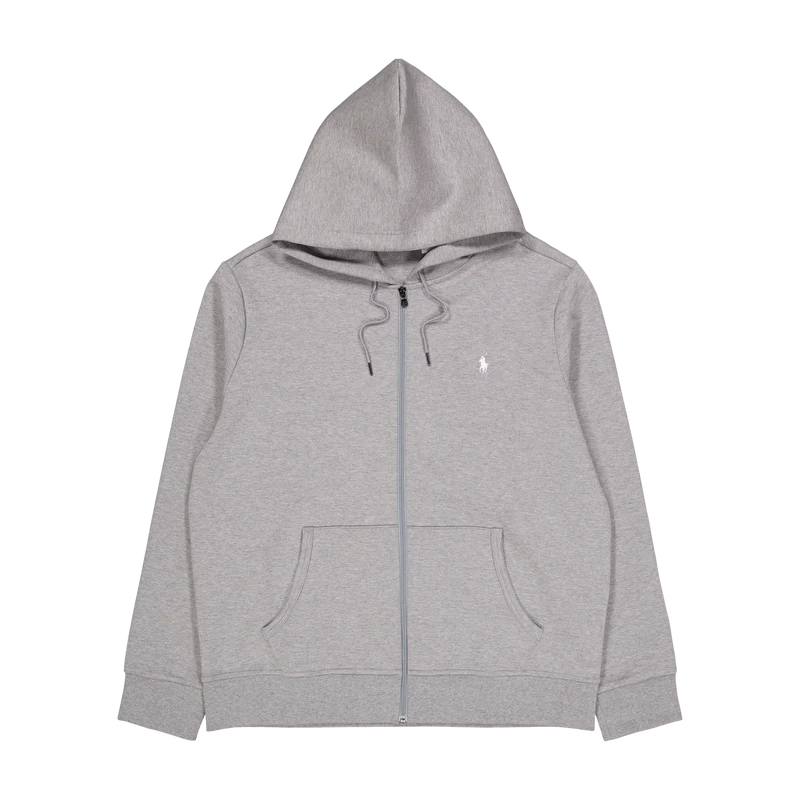 Polo Ralph Lauren Double Knit Fullzip Hoodie Steel