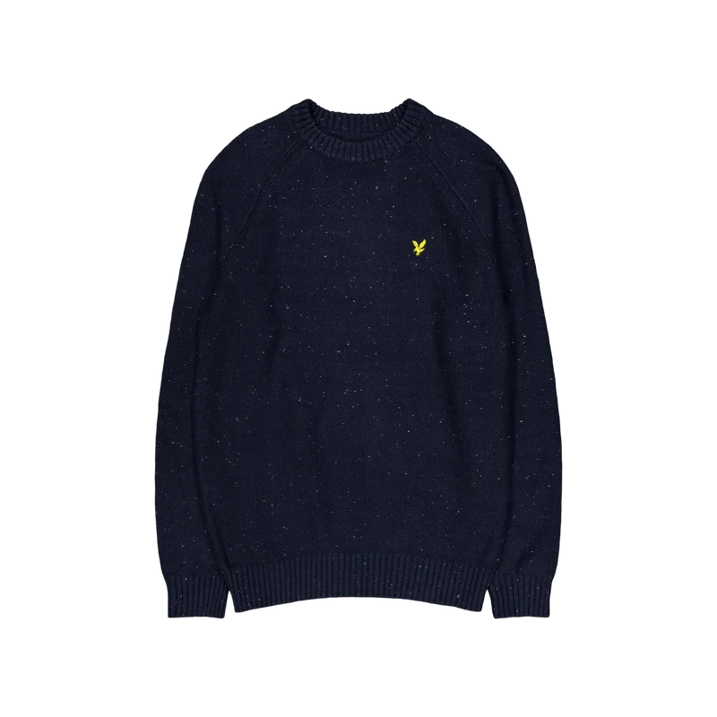 Raglan Donegal Crew Neck X081 Muddy