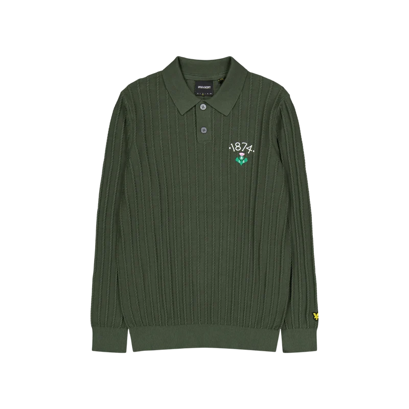 Micro Cable Polo Jumper X083 Wilton