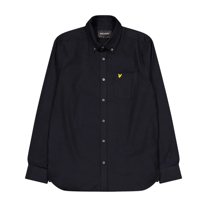 Plain Flannel Shirt X087 Saddle