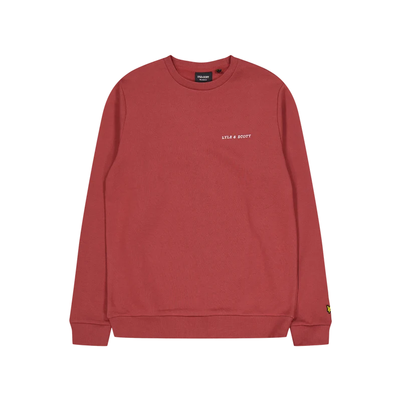 Embroidered Crew Neck Sweatshi X086 Fletcher