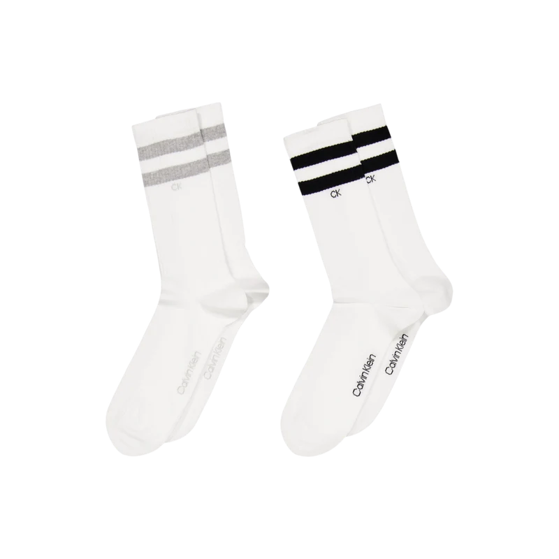 Ck Men Sock 2p Stripes 004