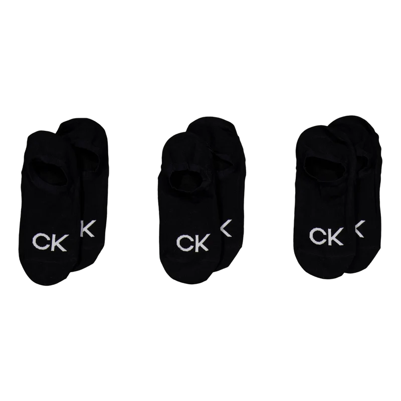 Ck Men Footie High Cut 3p Logo 001
