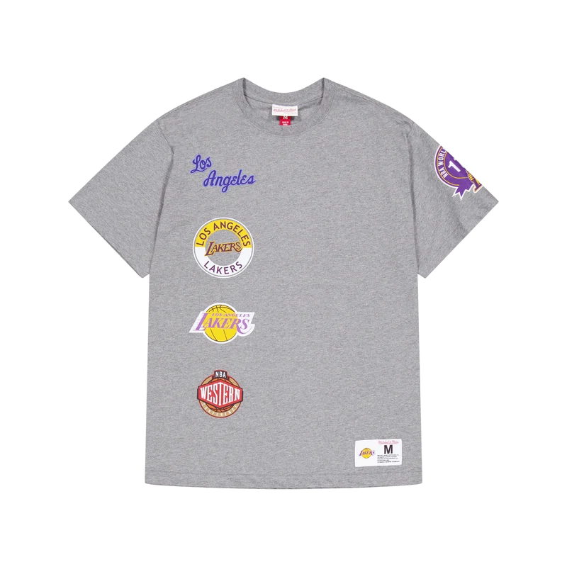 M&n City Collection S/s Tee Grey Heather
