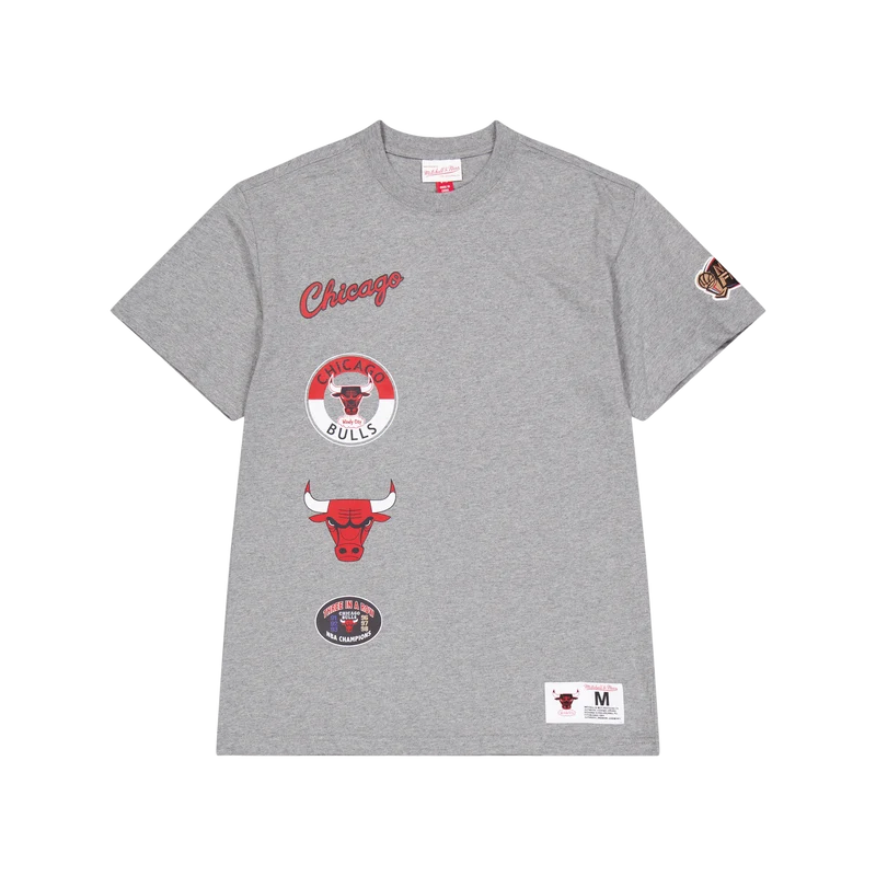 M&n City Collection S/s Tee Grey Heather