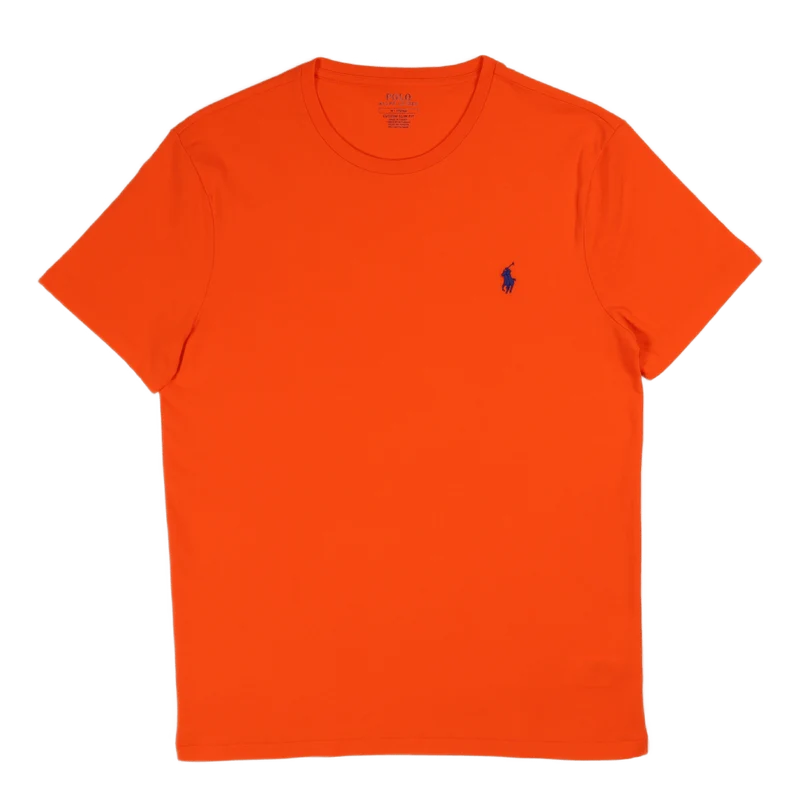 Polo Ralph Lauren Custom Slim Fit Jersey Crewneck T-Shirt