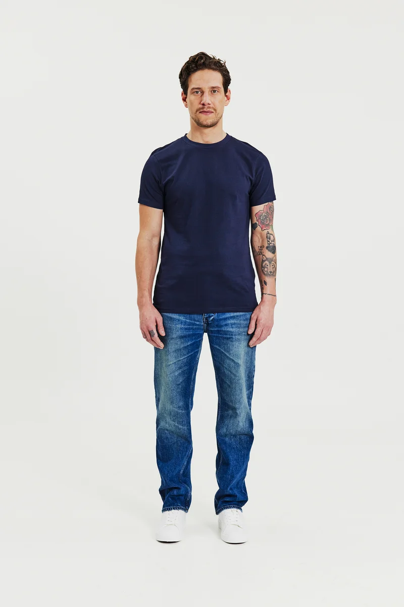 Crew-Neck Regular Dark Navy