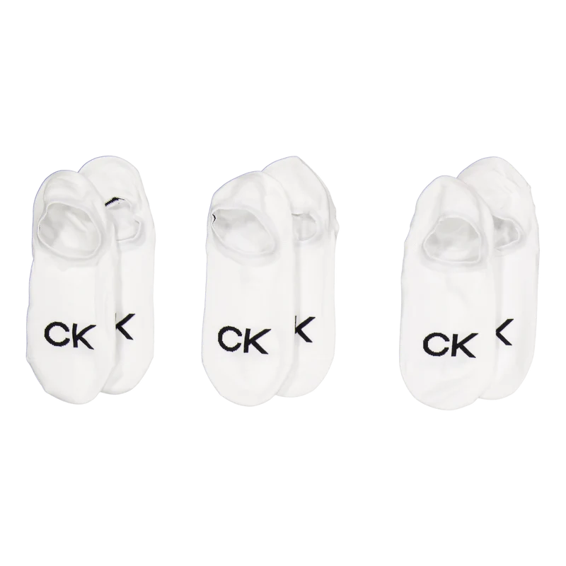 Ck Men Footie High Cut 3p Logo 002