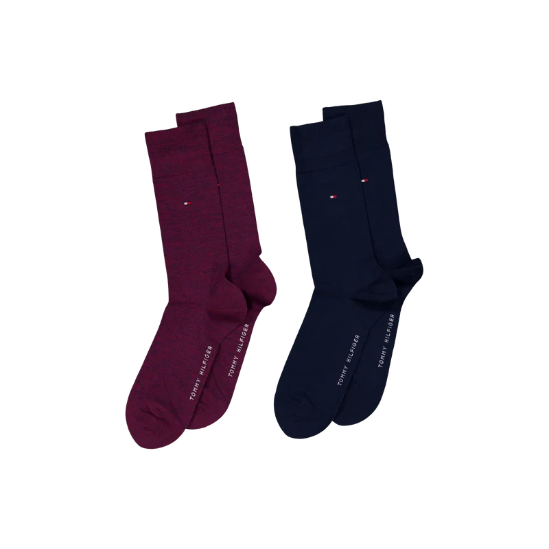 Th Men Sock Classic 2p 122 Rouge