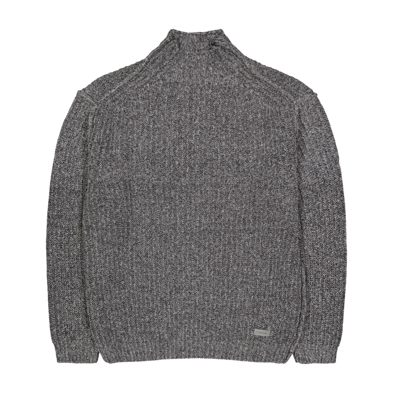 Calvin Klein Half Cardigan Mock Neck Sweat Beh