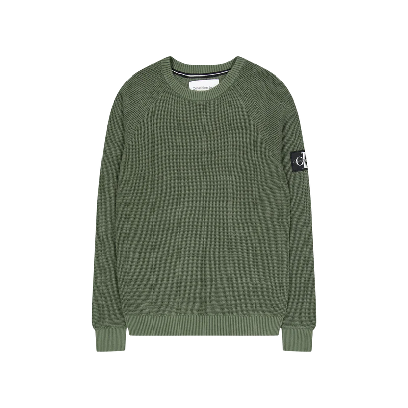 Badge Easy Sweater Llp - Thyme