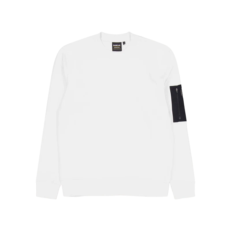 Barbour B.intl Grip Crew Wh32 Whisper