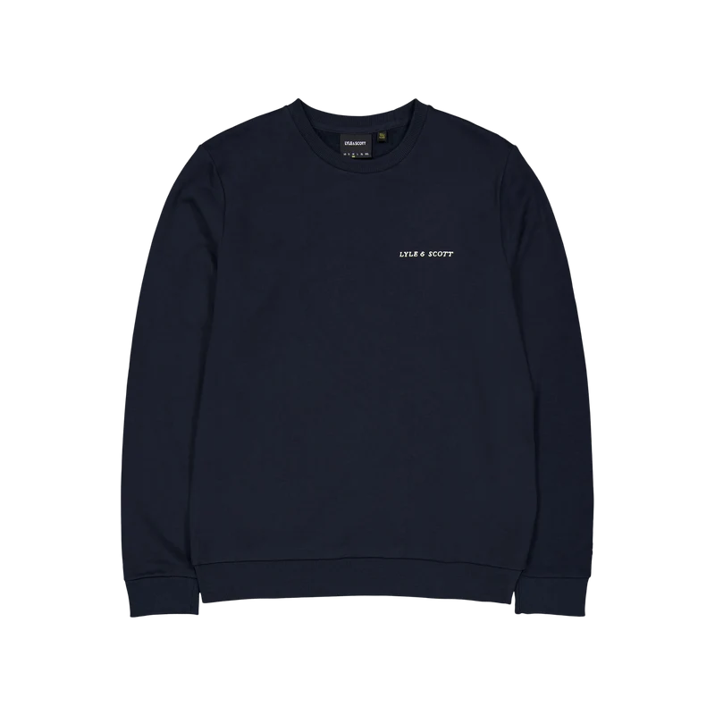 Embroidered Crew Neck Sweatshi Z271