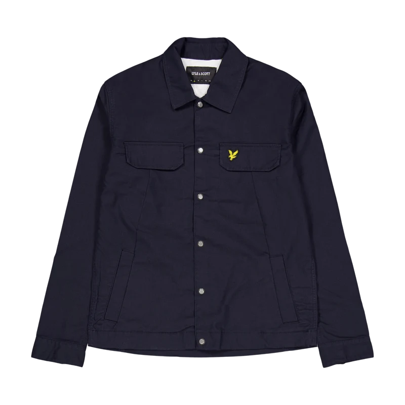Lyle & Scott Crest Weave Overshirt Z271 Dark