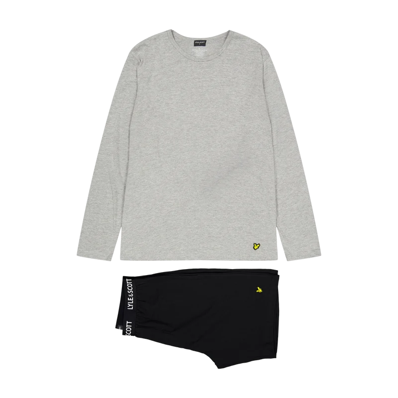 Lyle & Scott S/j Long Sleeve Tee And Lounge 9458