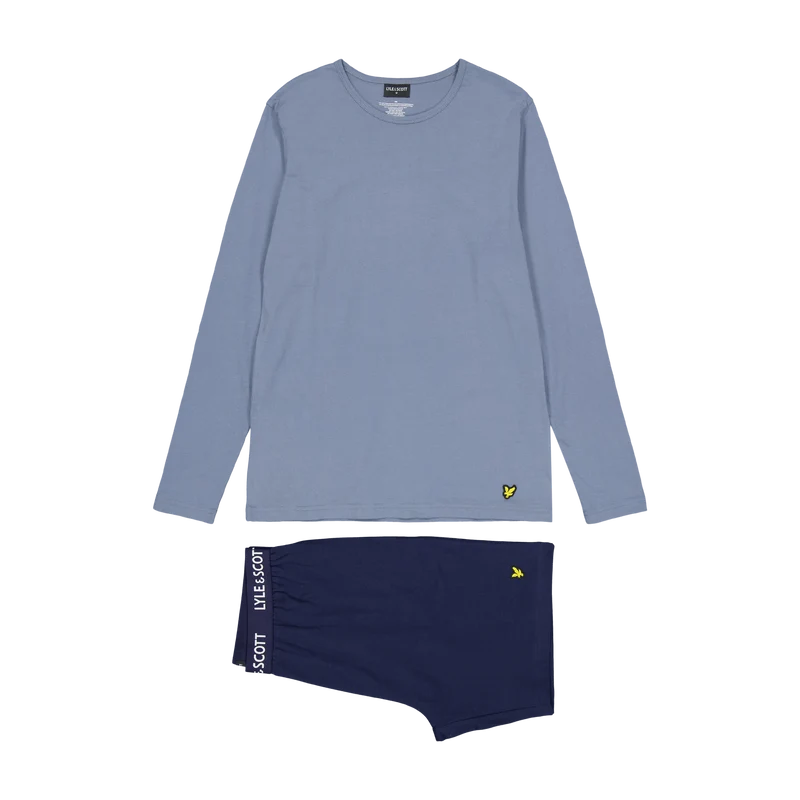 Lyle & Scott S/j Long Sleeve Tee And Lounge 9257