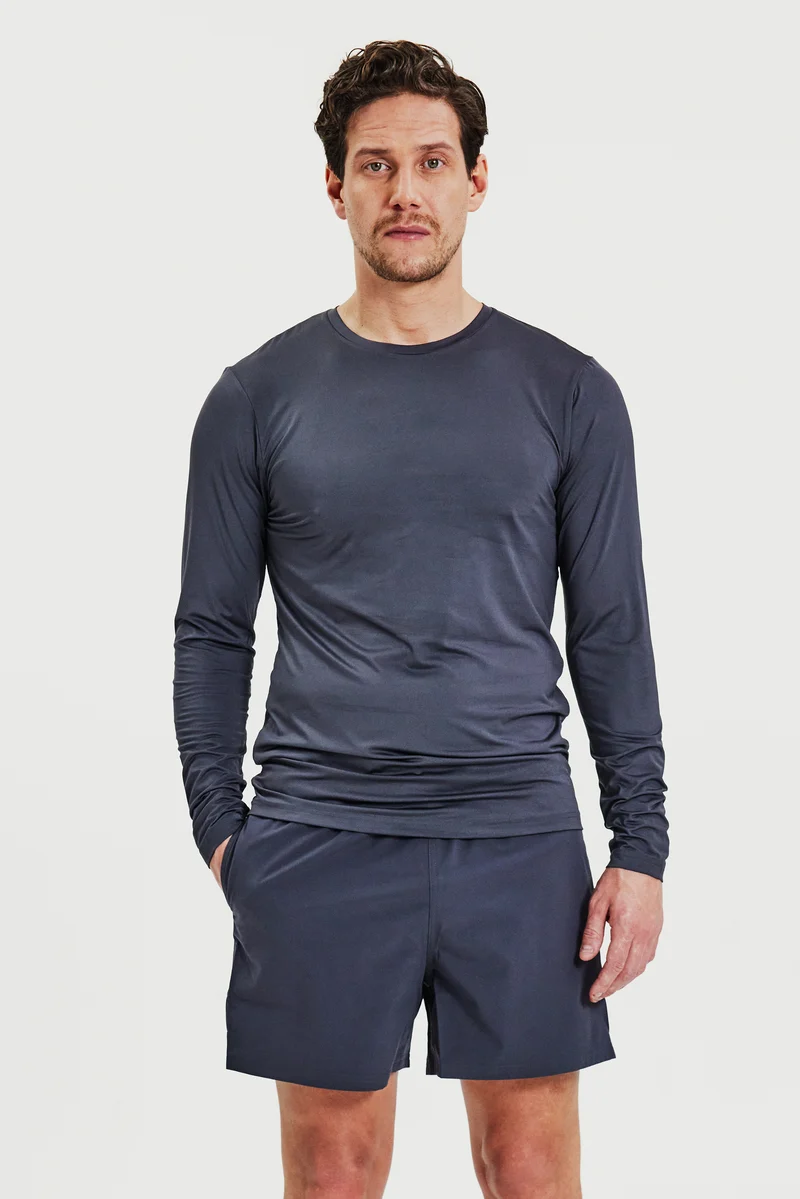Long Sleeve Active Iron Grey