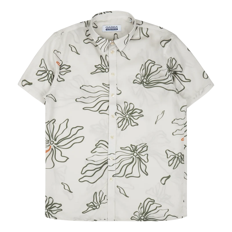 GABBA Seoul Aop Tencel Ss Shirt 0013