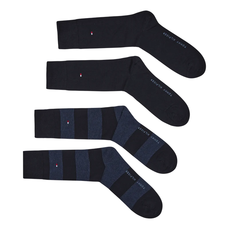 Tommy Hilfiger Th Men Rugby Sock 2p 322 Dark