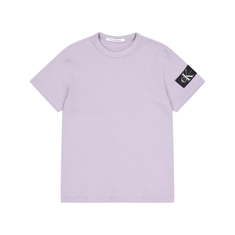 Calvin Klein JeansBadge Waffle Tee Pc1 - Purple