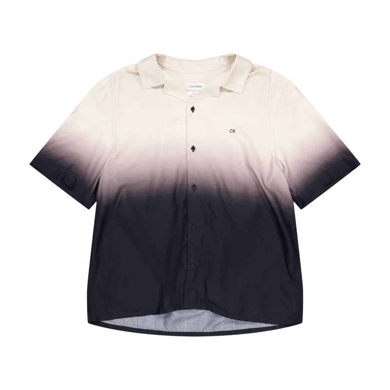 Calvin Klein Ombre Viscose Short Sleeve Shi 0f4