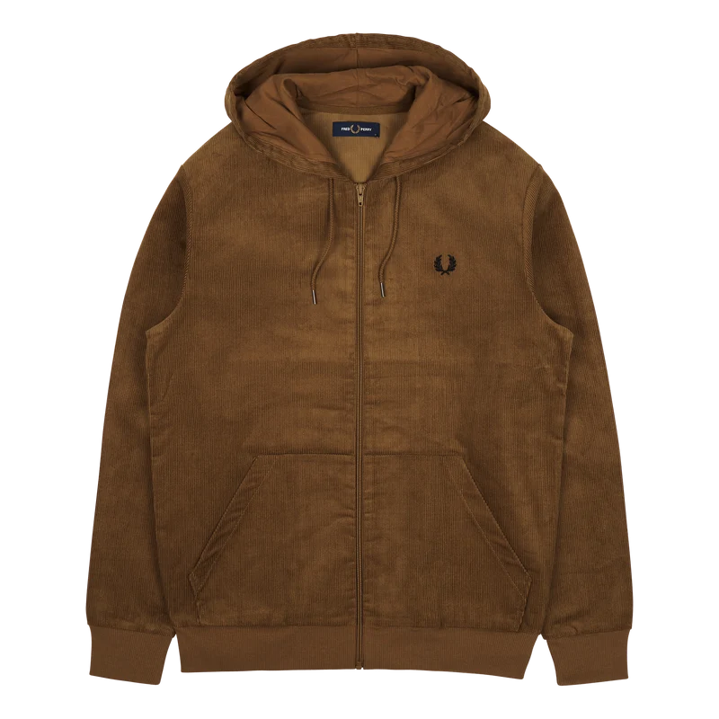 Fred Perry Cord Hooded Trk Jkt
