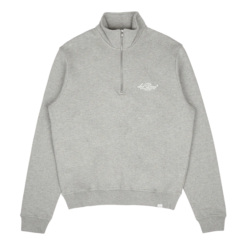 Les Deux Cedric Half-zip Sweatshirt Mélange