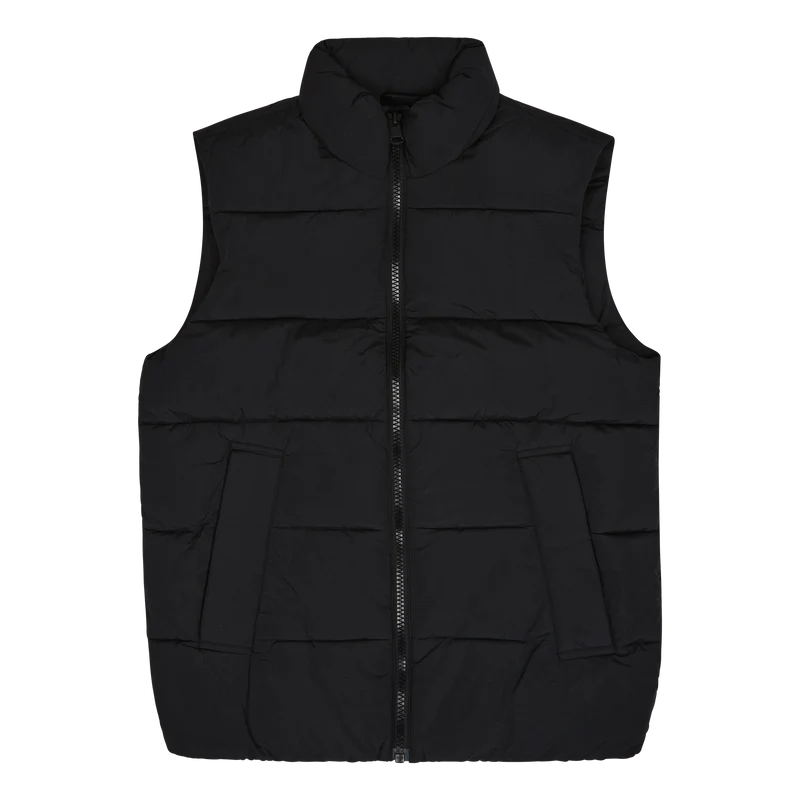 Crinkle Nylon Puffer Vest Beh