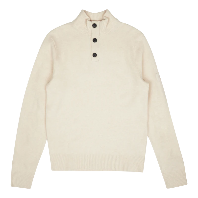 Lycra Blend Button Quarter Zip Ace
