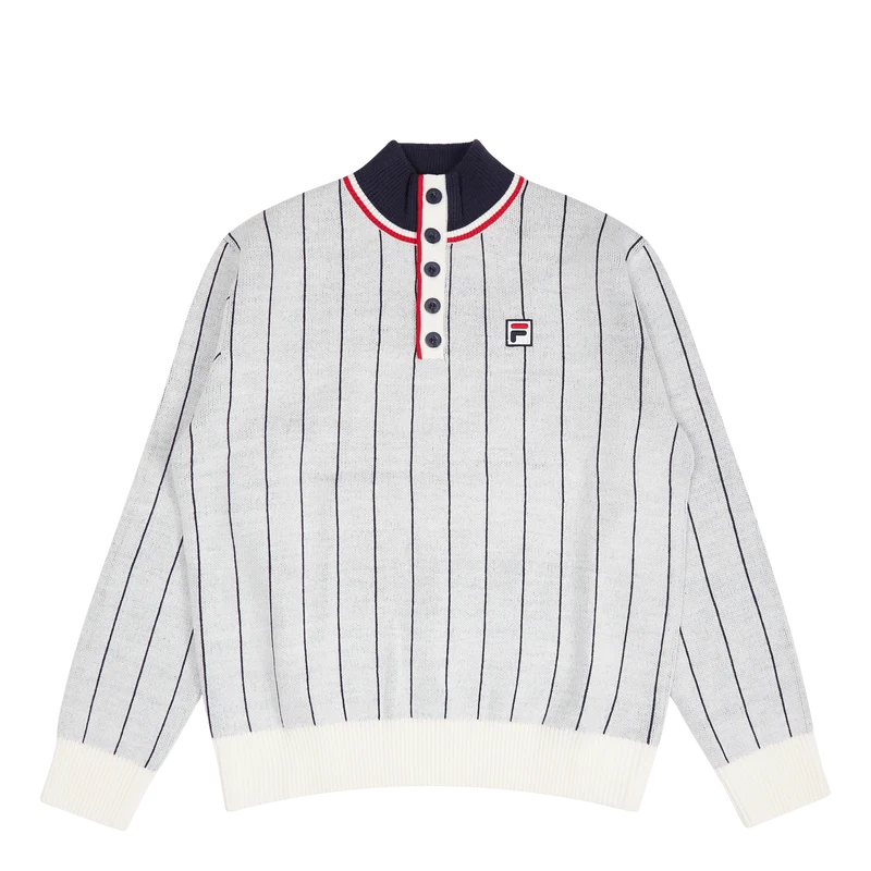 Zanjan Knit Pullover Pin Stripes Aop